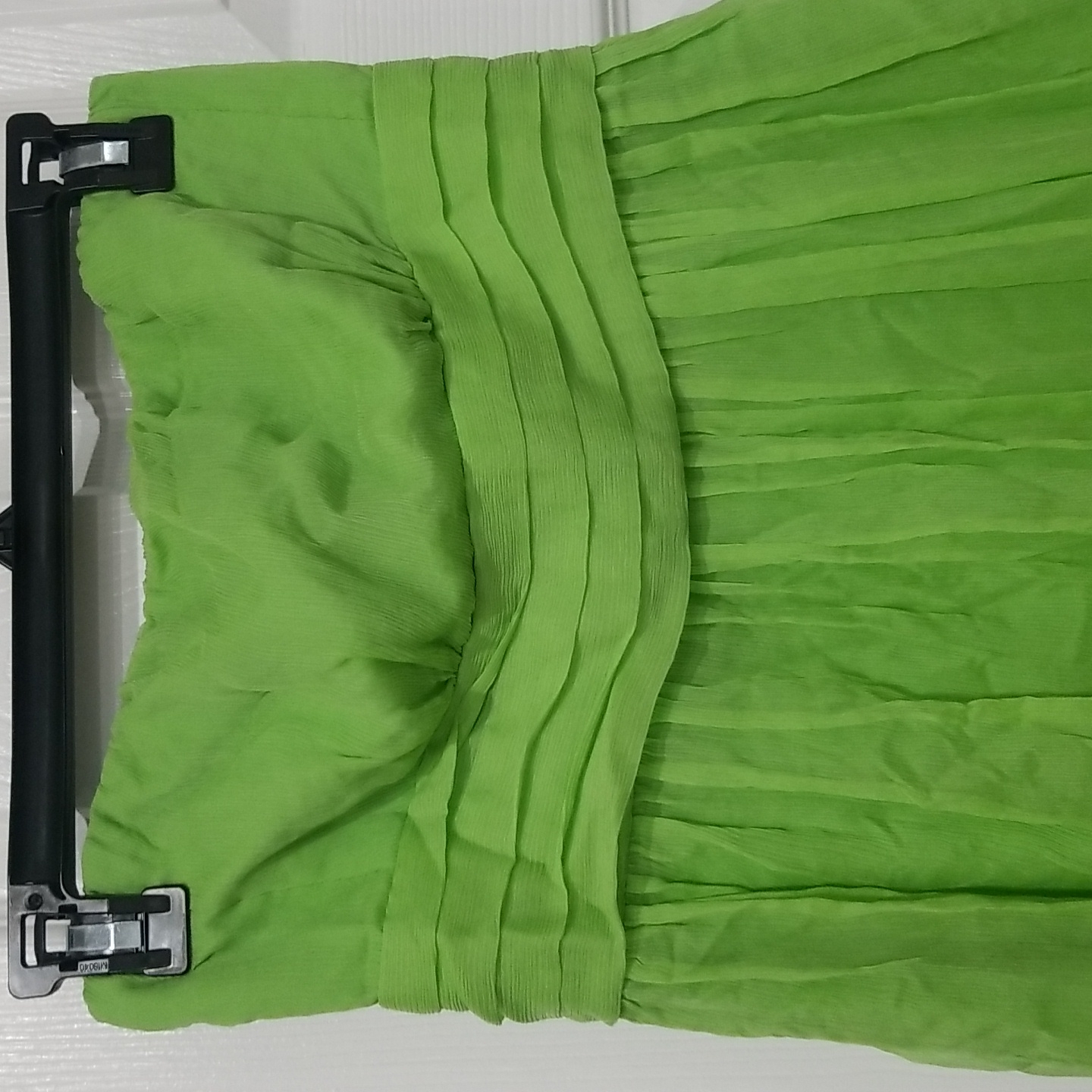 J.Crew Green Silk Strapless Empire Waist Dress